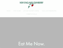 Tablet Screenshot of newenglandcranberry.com